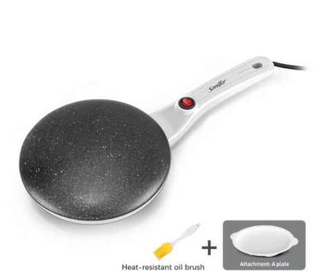 Non-Stick Spherical Breakfast Crepe Maker - Easy Flip Baking Pan