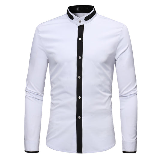 Colorblock casual long sleeves
