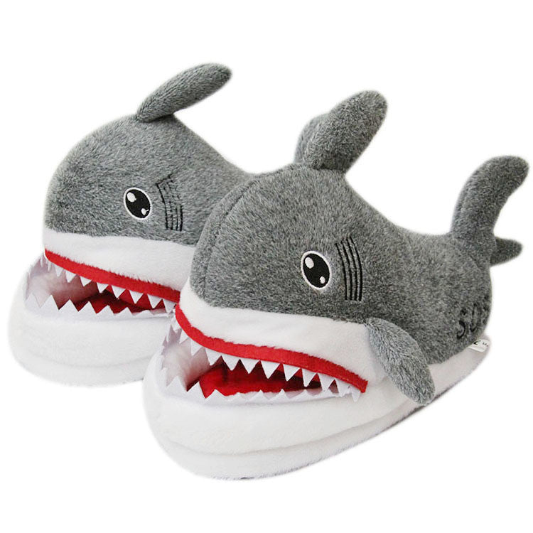 NEW 2024 Winter Bag heel plush shark slippers- FREE SHIPPING
