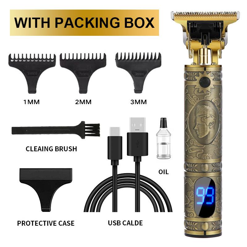Cross-border hair clipper shaving head electric clipper electric clipper hair clipper oil head carving razor universal barber scissors