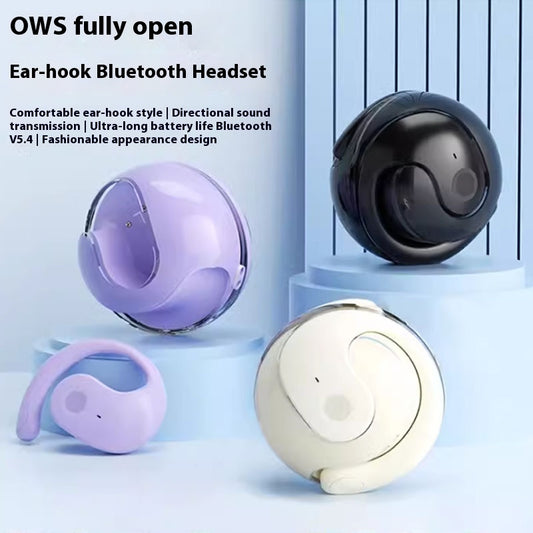 Brand New 2025 AI Translation Small Coconut Ball Wireless Bluetooth Headset Ear-mounted Headset