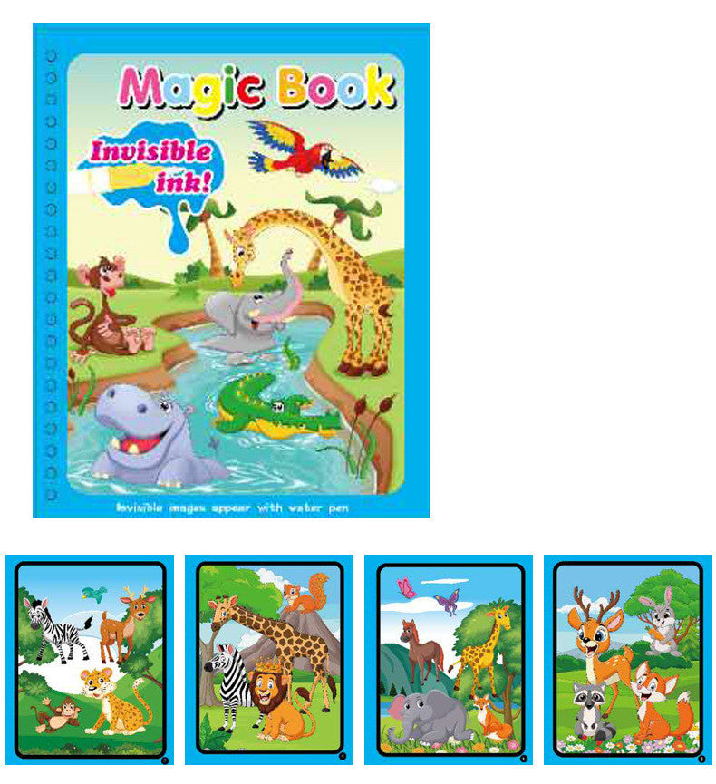 Children's Water Painting Book Coloring And Coloring Book