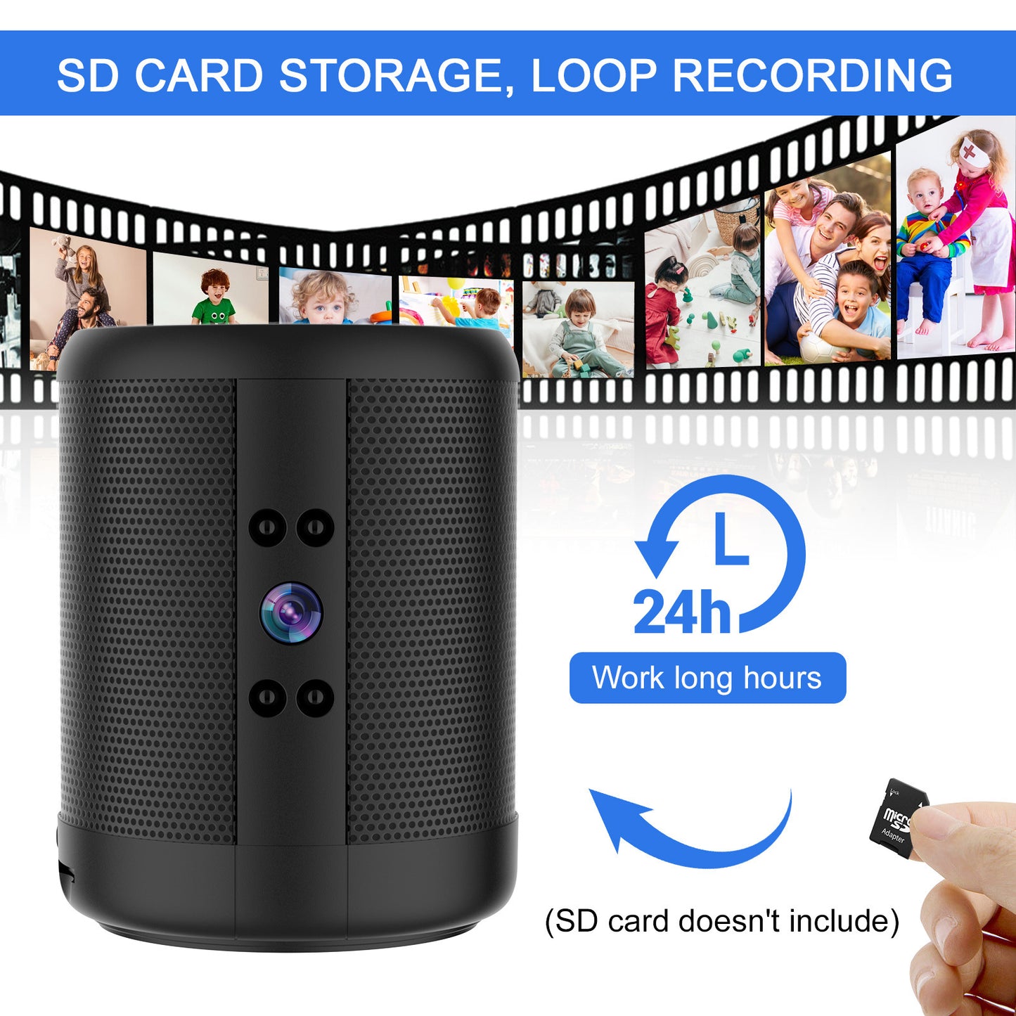 Home Smart Surveillance Camera - Dual Voice Conversation, HD Quality, Plug-and-Play Installation