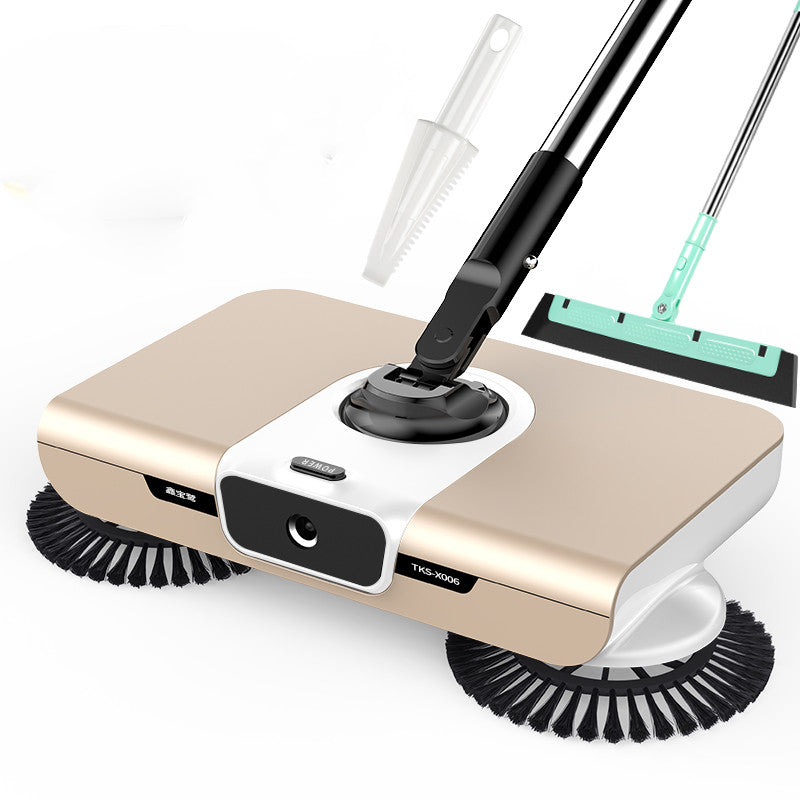 Hand Push Sweeper Broom Wiper, Mopping