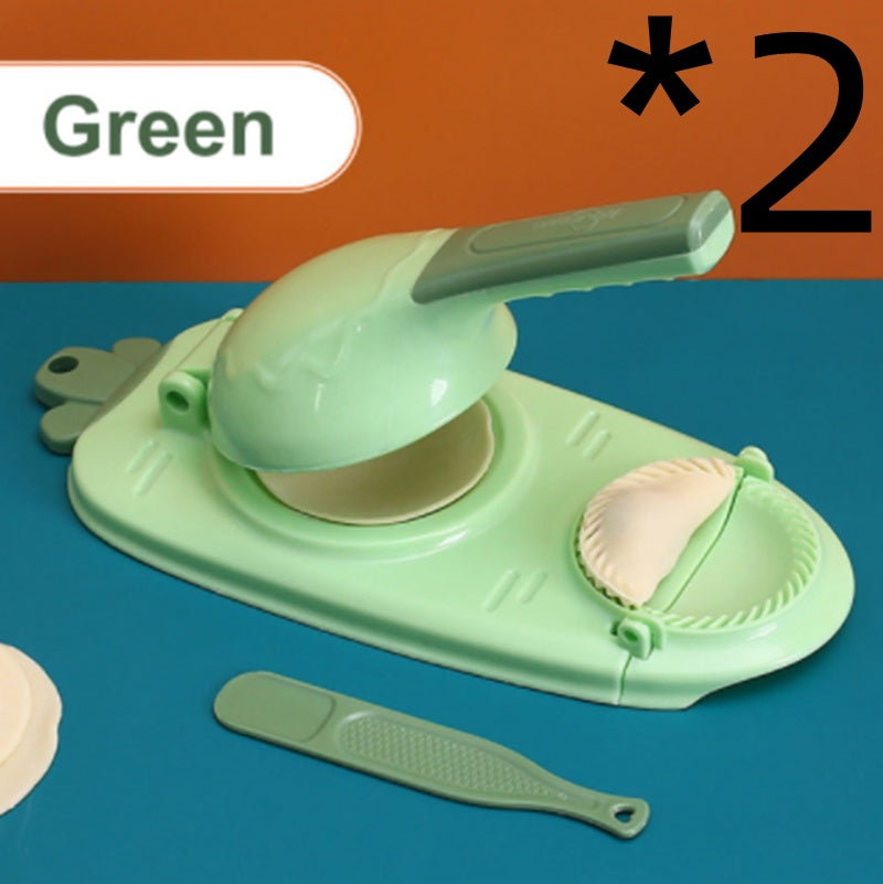 Our New collections  2 In 1 Kitchen Dumpling Making Tool Baking Pastry Manual Artifact For Pressing Dumpling Skin Wrapper Mould Dough Press Maker