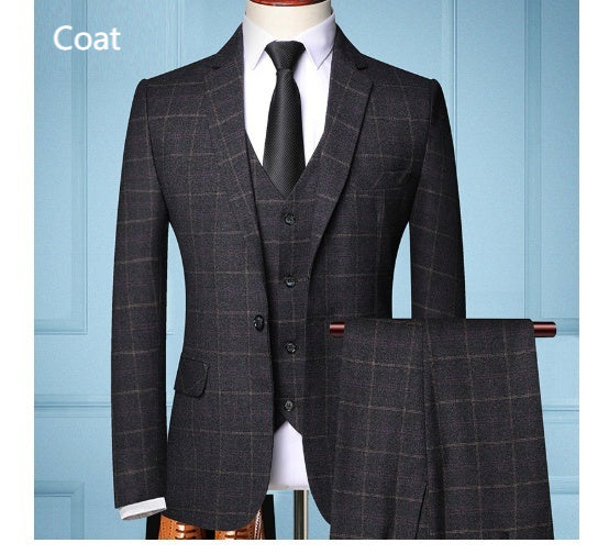 New collection 2025 Three-piece suit for men