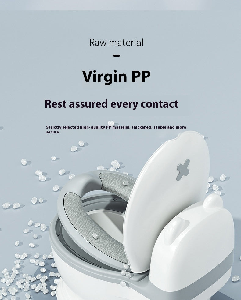 Simulated Enlargement Of Children's Toilet Seat
