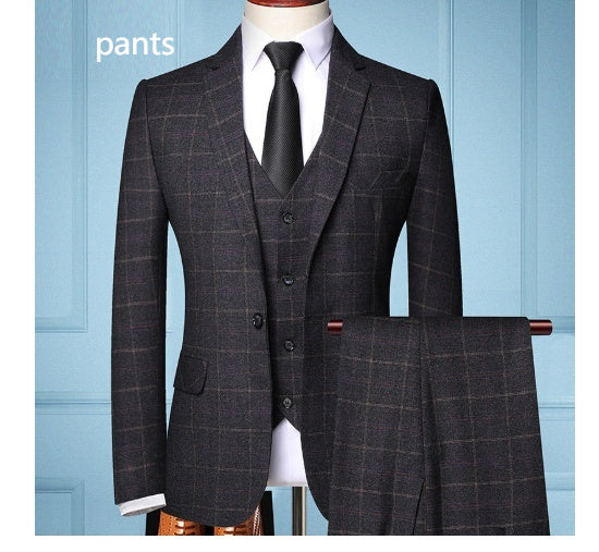 New collection 2025 Three-piece suit for men