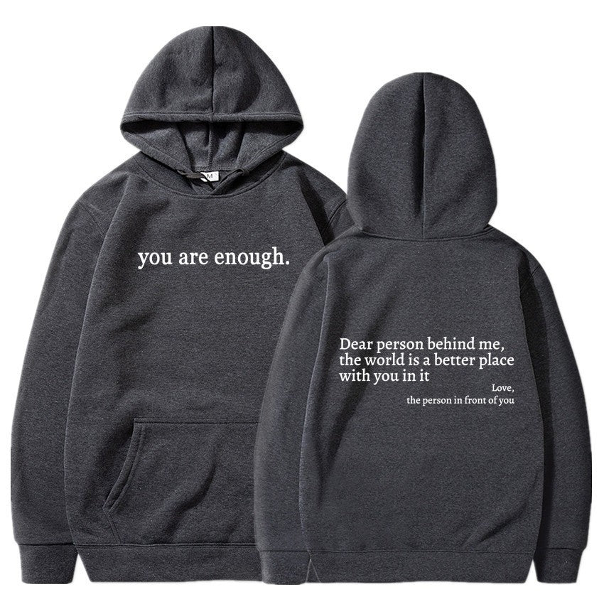 NEW 2024-2025 Women's Brushed Hoody Plain Letters