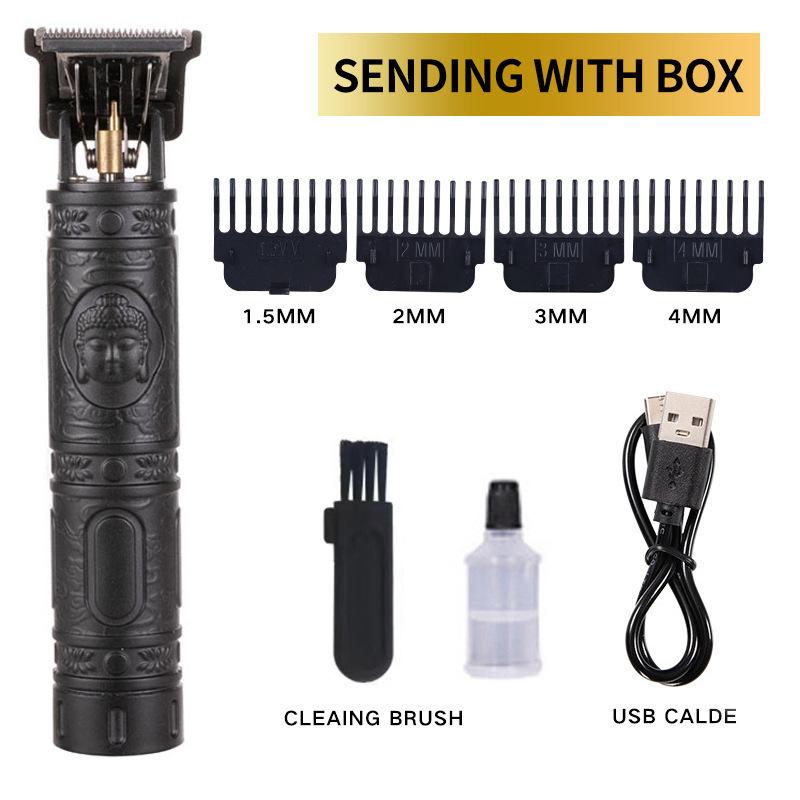 Cross-border hair clipper shaving head electric clipper electric clipper hair clipper oil head carving razor universal barber scissors