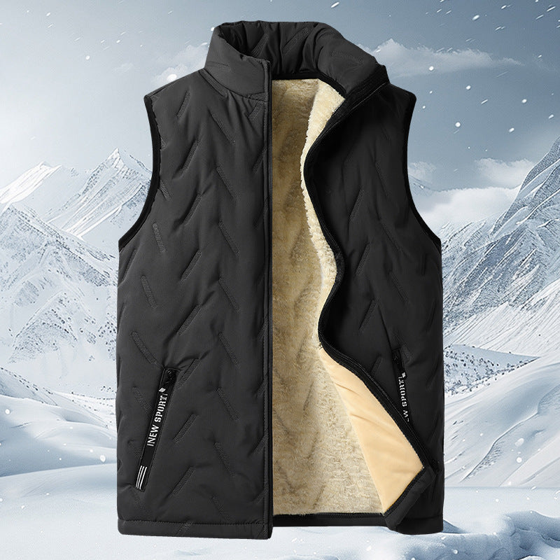 Autumn And Winter 2025 Men's Thermal Three-piece Suit