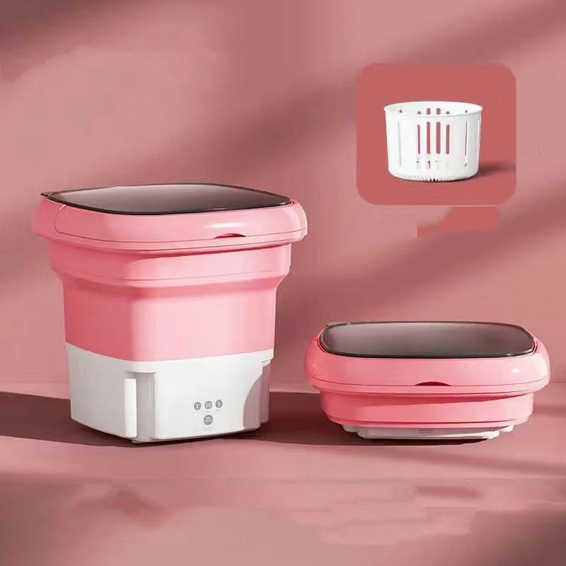 Mini Compact Portable Stack Washing Machine buy one and get One Laptop Stand Free