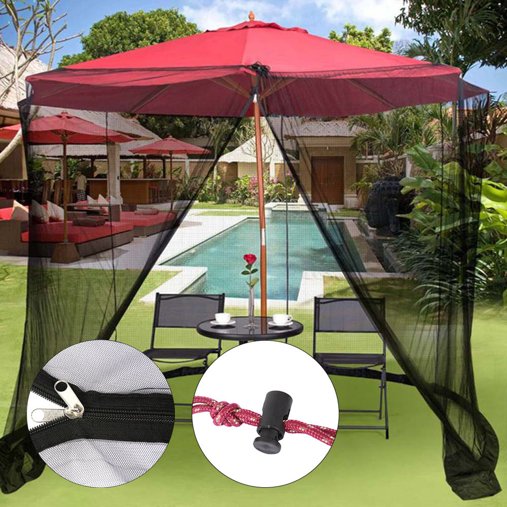 Outdoor umbrella net cover against Mosquito and all type of insects get yours now