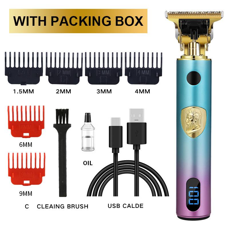 Cross-border hair clipper shaving head electric clipper electric clipper hair clipper oil head carving razor universal barber scissors