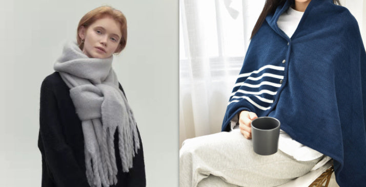 New 2024 All-match Soft Glutinous Idle Style Thermal Long Scarf