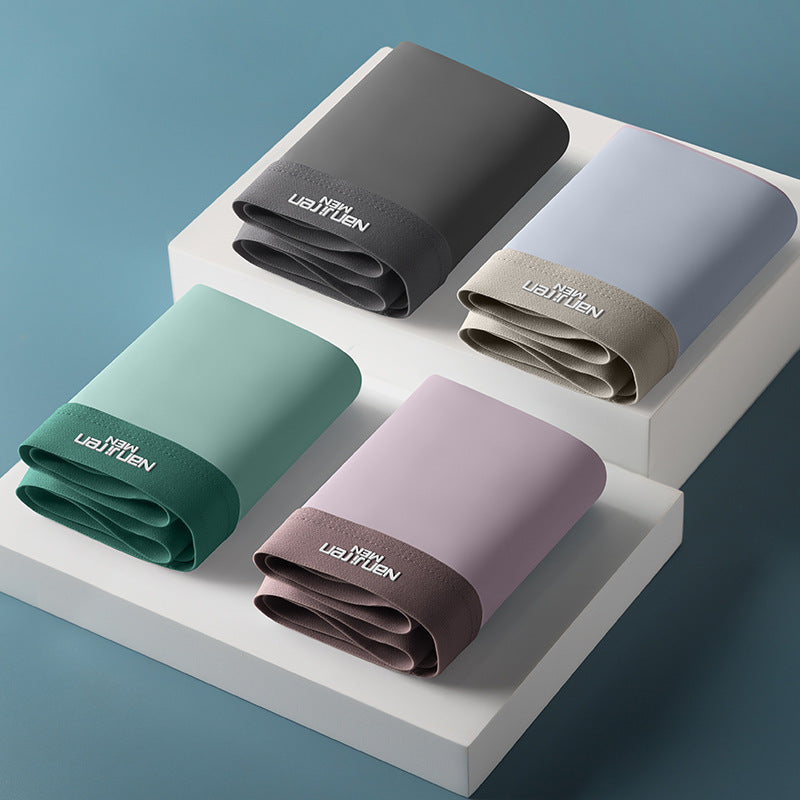 Ice Silk Men's Underwear Cotton Crotch Antibacterial Thin Breathable Loose buy one get one free LAPTOP STAND