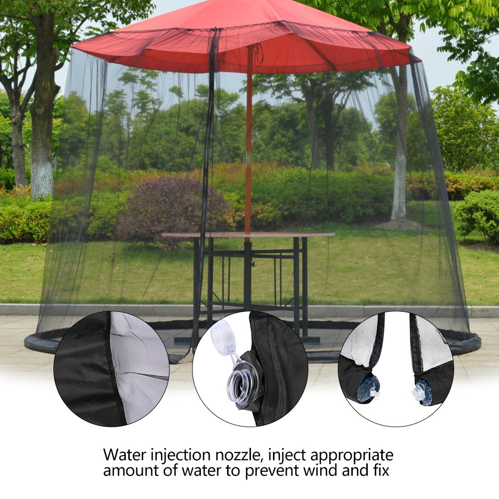 Outdoor umbrella net cover against Mosquito and all type of insects get yours now