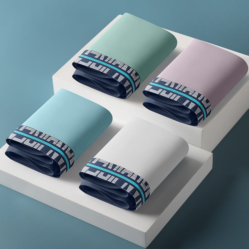 Ice Silk Men's Underwear Cotton Crotch Antibacterial Thin Breathable Loose buy one get one free LAPTOP STAND