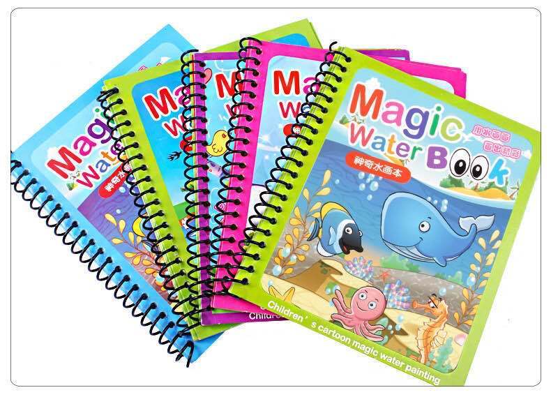 Children's Water Painting Book Coloring And Coloring Book