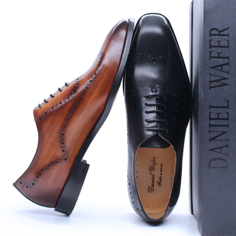 Our New Collection 2025 Men's Business Engraved British Brogue Leather Shoes