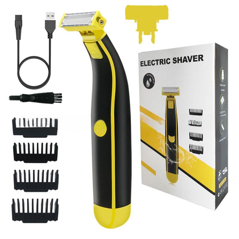 Amazony Brand New 2024-2025  men's Shaver USB rechargeable body wash Shaver leg hair face Electric Shaver