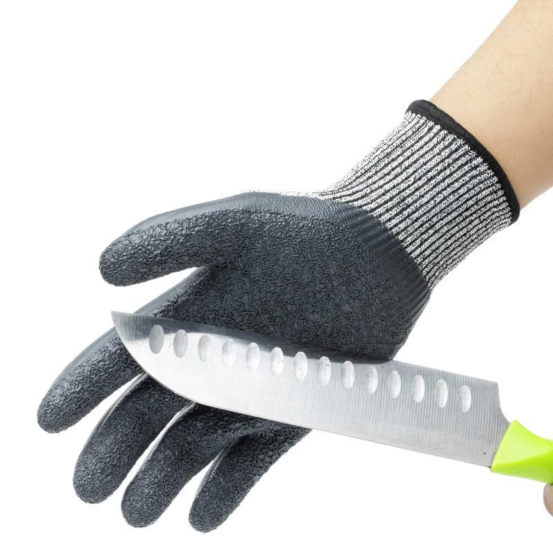 Labor protection gloves latex embossed gloves labor protection wear-resistant non-slip gloves construction site work wholesale factory protective gloves
