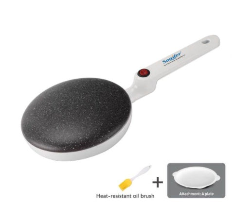 Non-Stick Spherical Breakfast Crepe Maker - Easy Flip Baking Pan