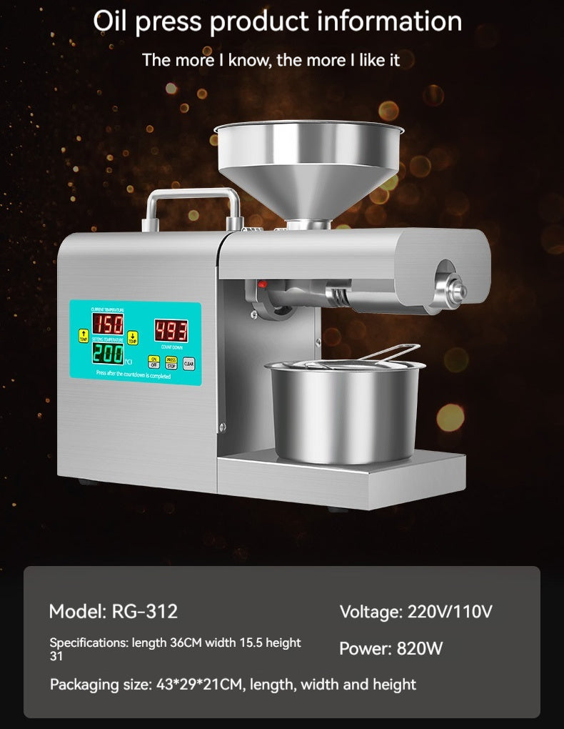 NEW 2024 Xiangwei RG-311 & Rg-312 Household Oil Press