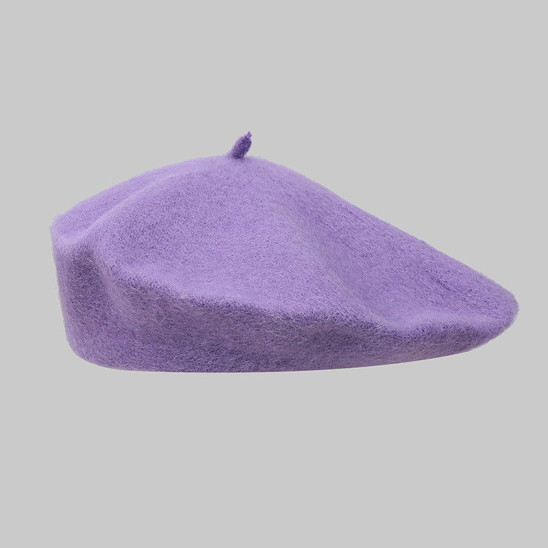 Beret Casual Versatile Women's Dome Painter Hat