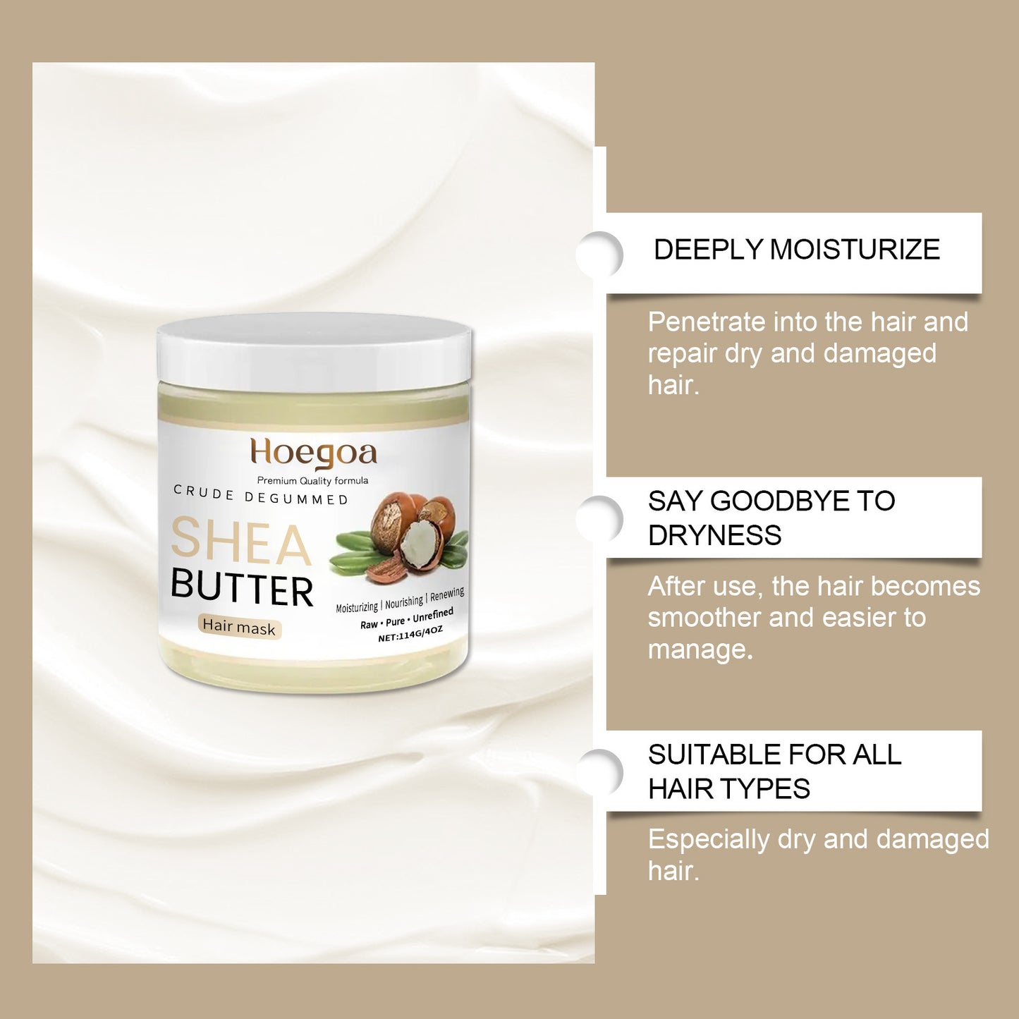 Shea Butter Moisturizing Hair Mask For Dryness buy one get  Free Laptop Support Free