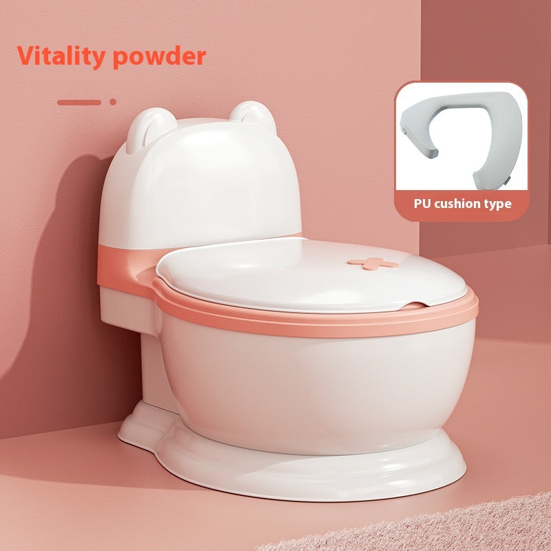 Simulated Enlargement Of Children's Toilet Seat