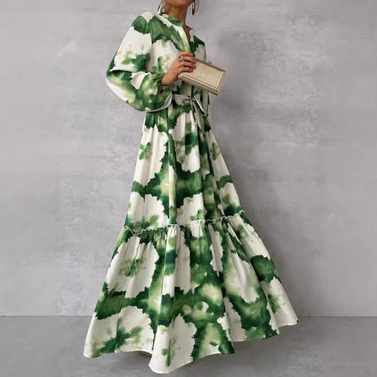 Stylish Women's Long Sleeve Dress