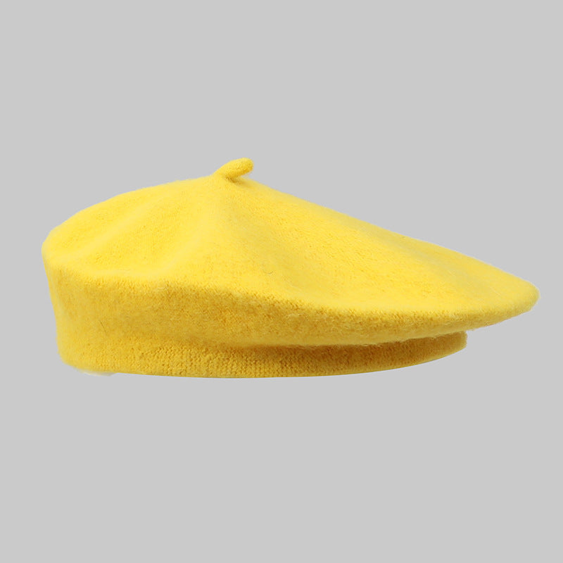 Beret Casual Versatile Women's Dome Painter Hat