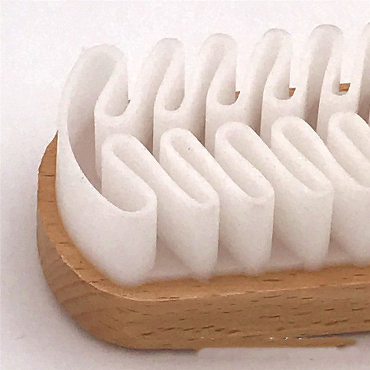 Suede Frosted Leather Rubber Wipe Decontamination Cleaning Shoe Brush