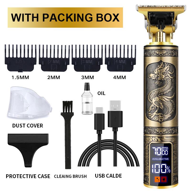 Cross-border hair clipper shaving head electric clipper electric clipper hair clipper oil head carving razor universal barber scissors