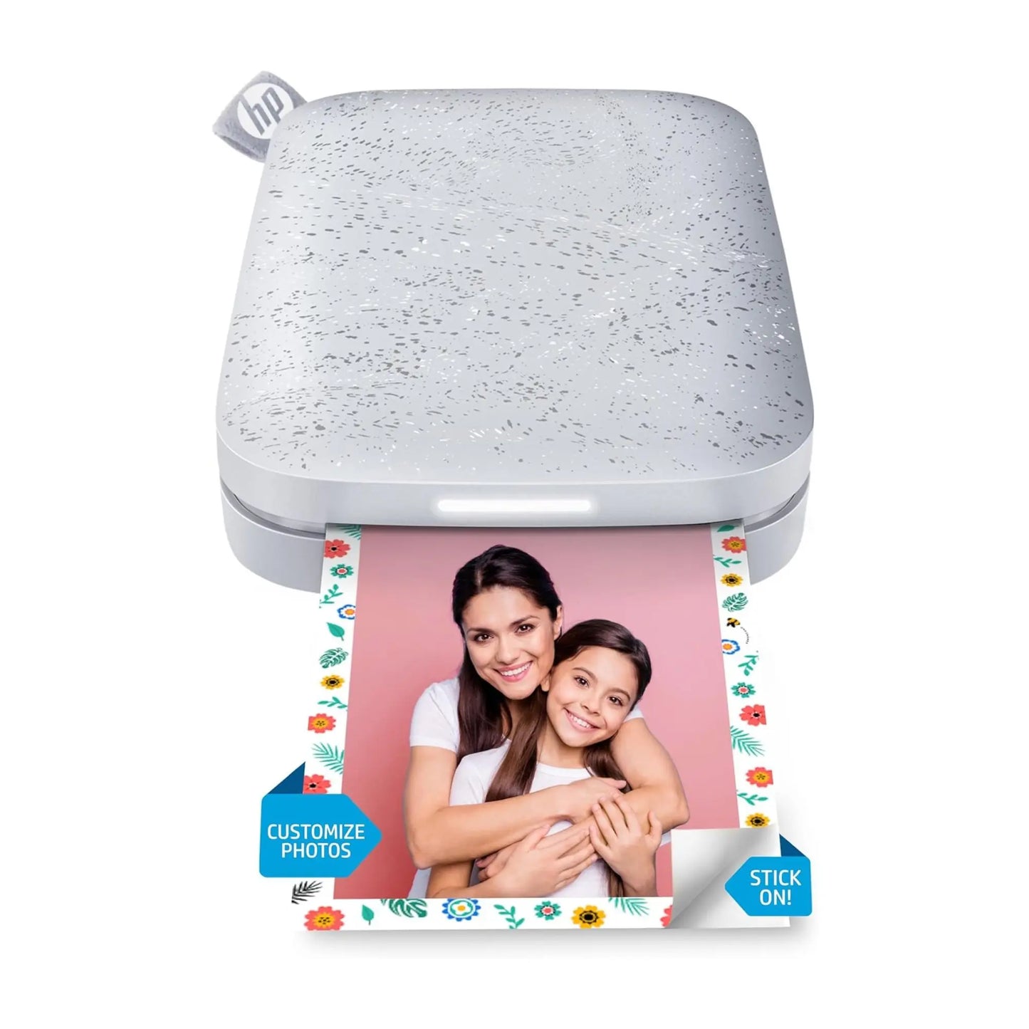 HP Sprocket Portable 2x3" Instant Photo Printer (Black Noir), Prints From iOS or Android Devices