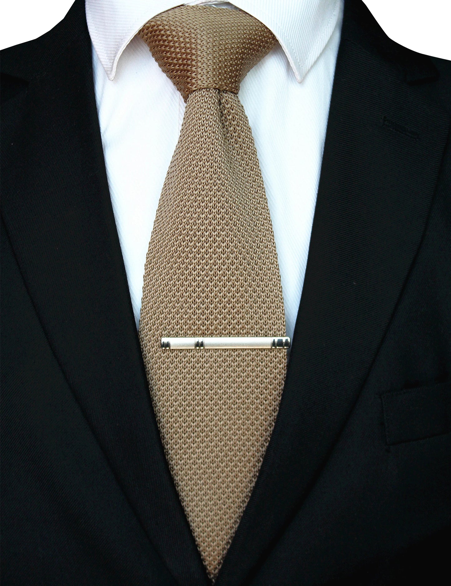 Brand New 2025  Fashion Leisure Men 8cm Colourful Ties Knitted Necktie Red Green Solid Color for Men Woven Designe Wedding Gift