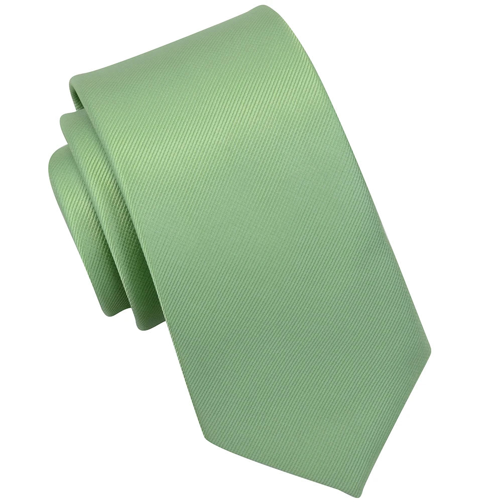 Ricnais New Arrival 2026 Classic Mens Tie Silk 8cm Formal Necktie Solid Gold Red Yellow Ties For Man Business Wedding Gift Party