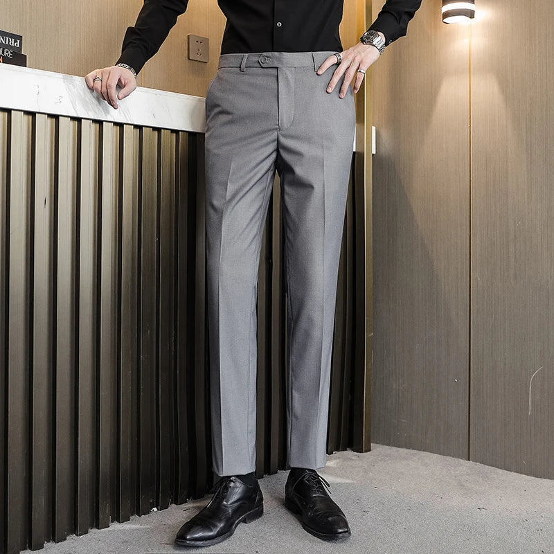 Royal Blue Pants, Men Formal Dress Trousers, Red Green Black White Pantalones Hombre, Man Slacks,M-5XL 6XL