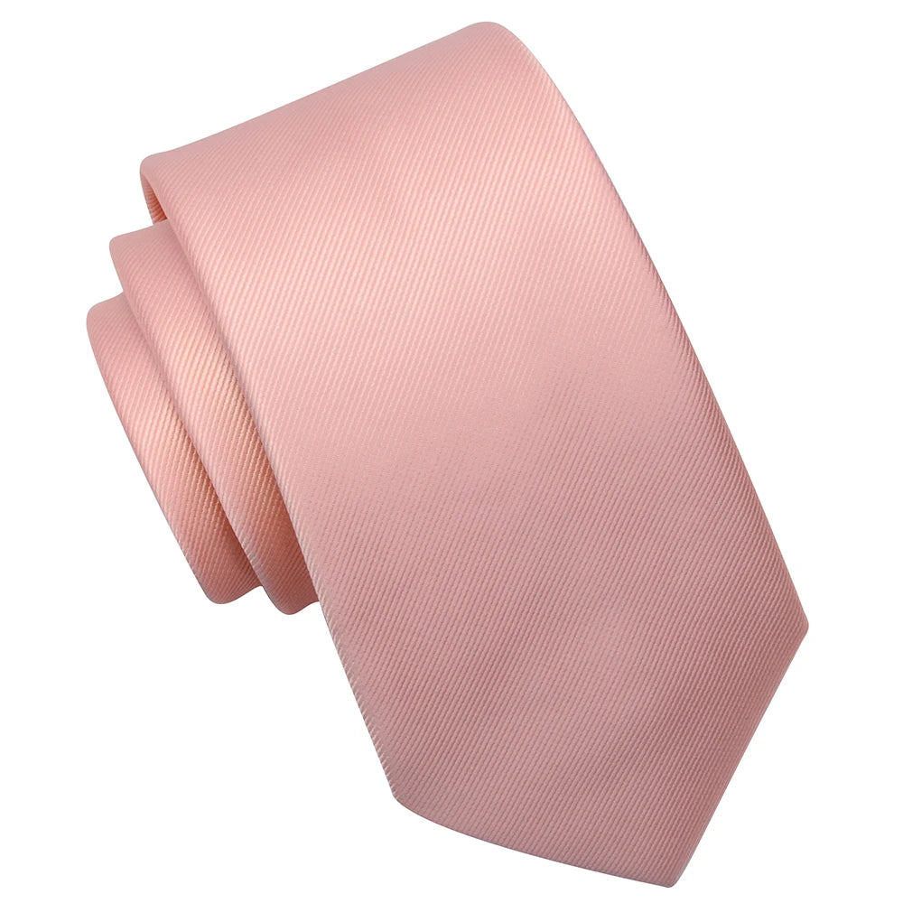 Ricnais New Arrival 2026 Classic Mens Tie Silk 8cm Formal Necktie Solid Gold Red Yellow Ties For Man Business Wedding Gift Party