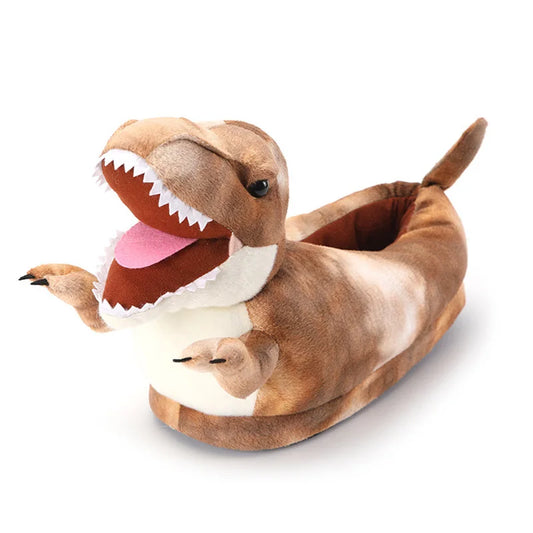 Parent-child Dinosaur Animal Shoes Creative Funny Slip On Home Slides for Dad Mom Children Gift Slippers - FREE SHIPPING