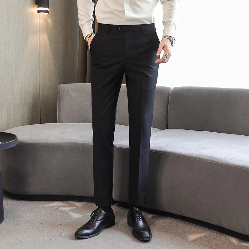 Royal Blue Pants, Men Formal Dress Trousers, Red Green Black White Pantalones Hombre, Man Slacks,M-5XL 6XL