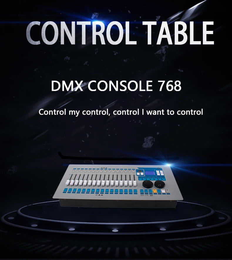 DMX Console 1024 Controller For Stage Lighting DMX 512 DJ Controller Equipment International Standard 192/768/Pilot 2000 Console