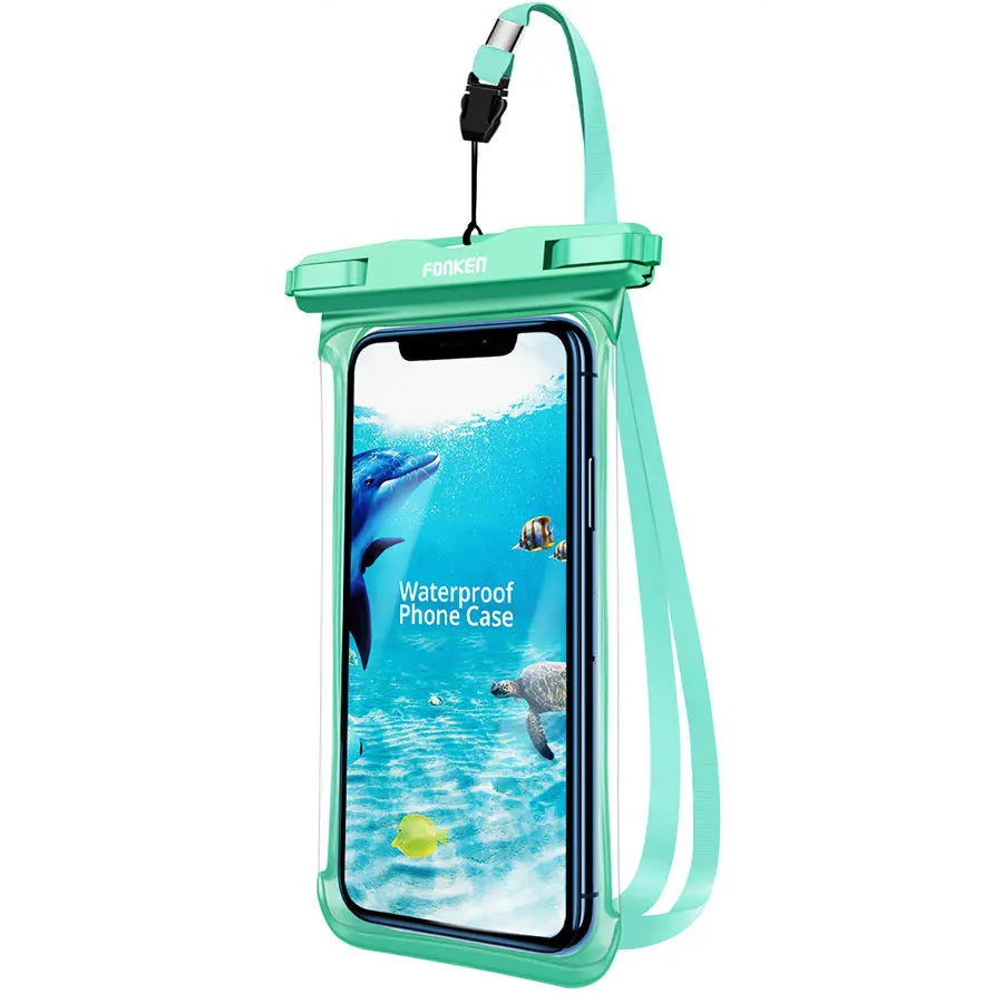 Brand New 2025 FONKEN Full Transparent Waterproof Case for Iphone Xiaomi Samsung Dry Bag Underwater Watch Case Swimming Pouch Mobile Cover Bag