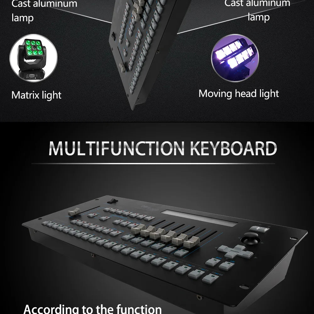 DMX Console 1024 Controller For Stage Lighting DMX 512 DJ Controller Equipment International Standard 192/768/Pilot 2000 Console