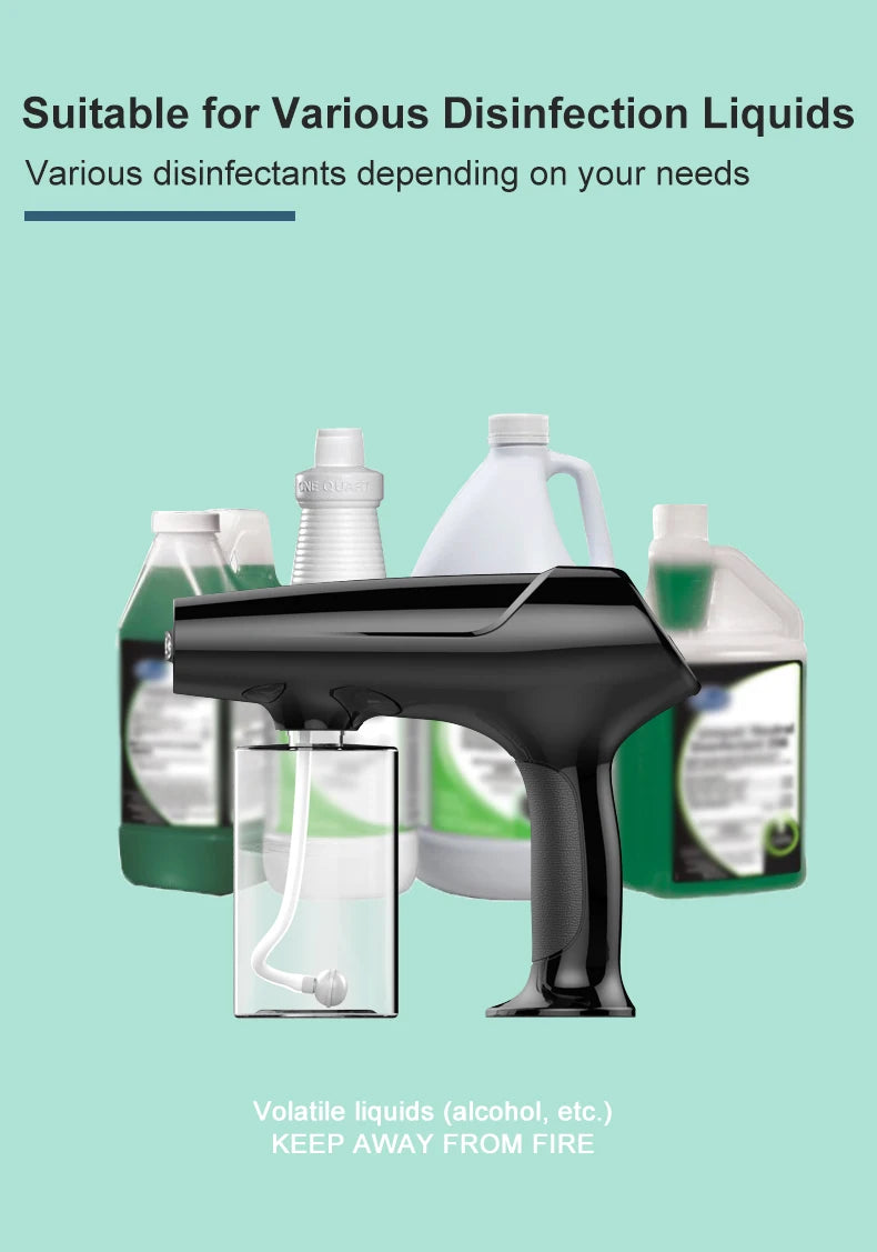 Custom Portable Nano Gun Hairdressing Hydrating Spray Hair Micro Nano Blu-ray Steams Multifunctional Water Nano Spray