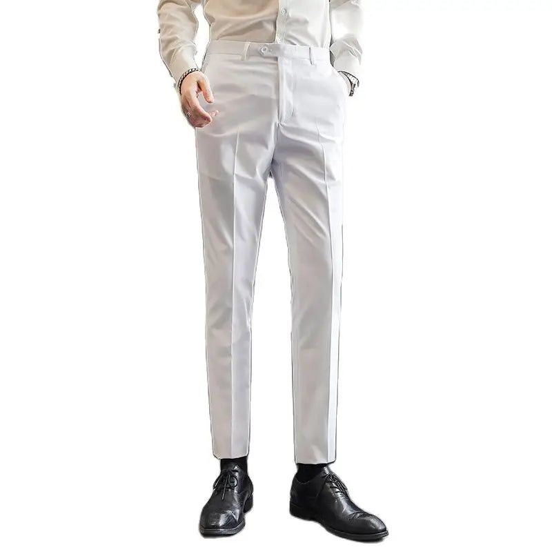 Royal Blue Pants, Men Formal Dress Trousers, Red Green Black White Pantalones Hombre, Man Slacks,M-5XL 6XL