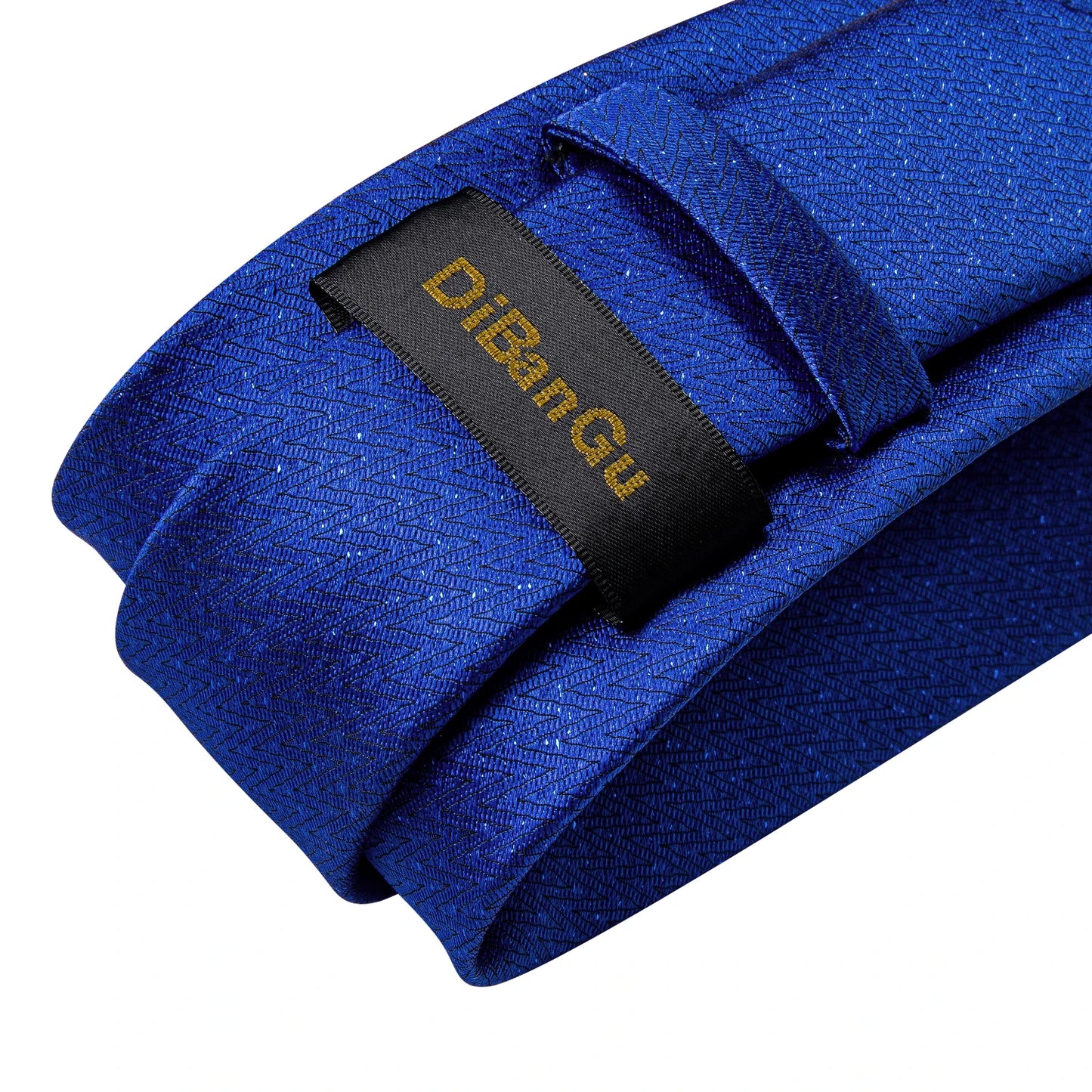 Royal Blue Solid Men's Silk Ties Brooch Handkerchief Set Formal Business Wedding Necktie Men Neckwear Accessories 10% OFF