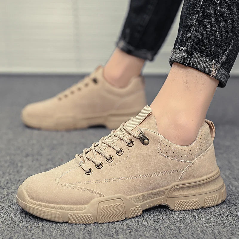 New Arrival Men's High Top Casual Shoes Spring/Autumn High Top Sneakers High Quality Retro Fashion Men Boots Zapatillas Hombre