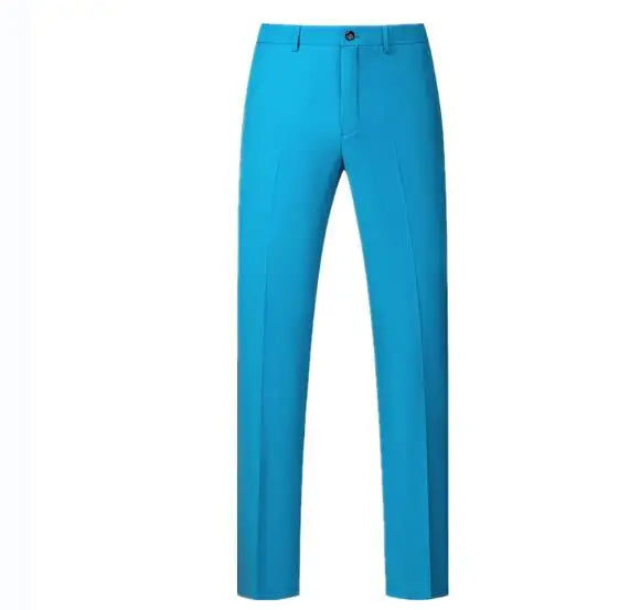 Royal Blue Pants, Men Formal Dress Trousers, Red Green Black White Pantalones Hombre, Man Slacks,M-5XL 6XL